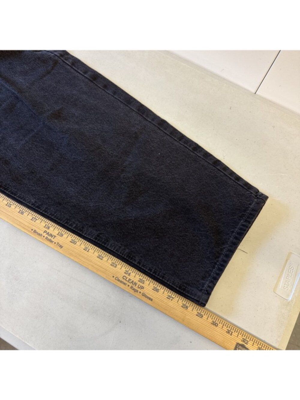 Empyre Men’s Black Baggy Jeans, Size 34, Skater Jeans Drawstring - Picture 12 of 14